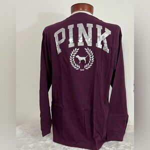 VS PINK BLING CAMPUS TEE